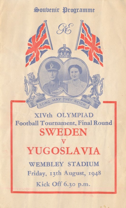 Program OS. 1948 Sverige-Jugoslavien sida a - kopia